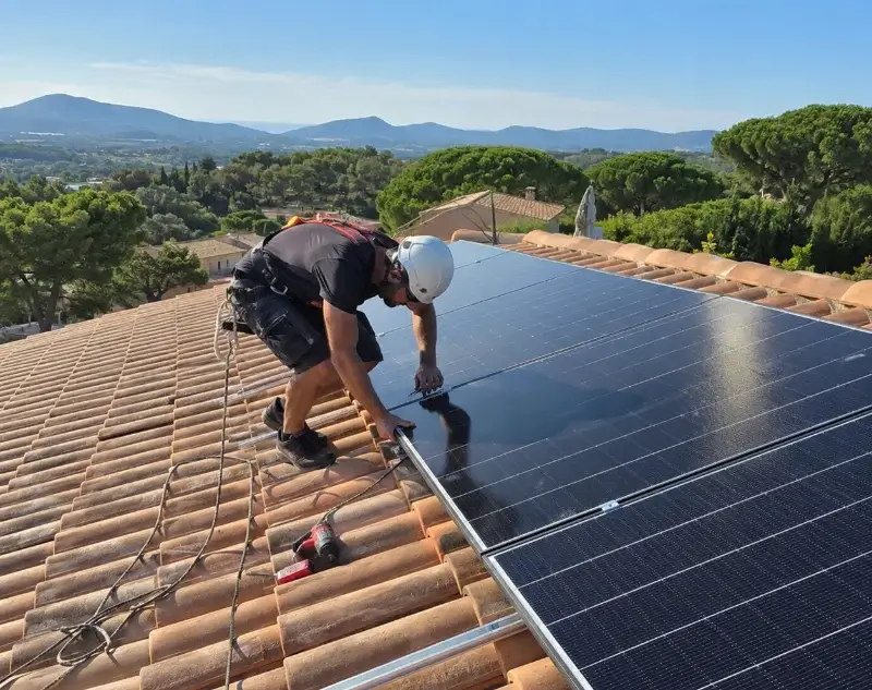 Installateur panneaux solaires Ozan — pose photovoltaïque sur toiture