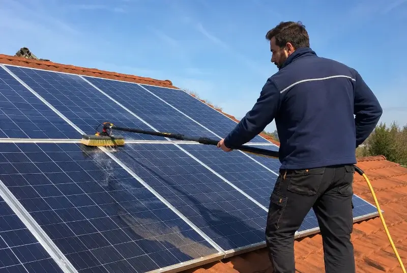 Nettoyage et entretien de panneaux solaires à Ozan